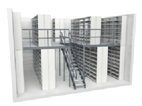 multi tier shelving system